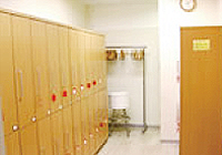 Locker room